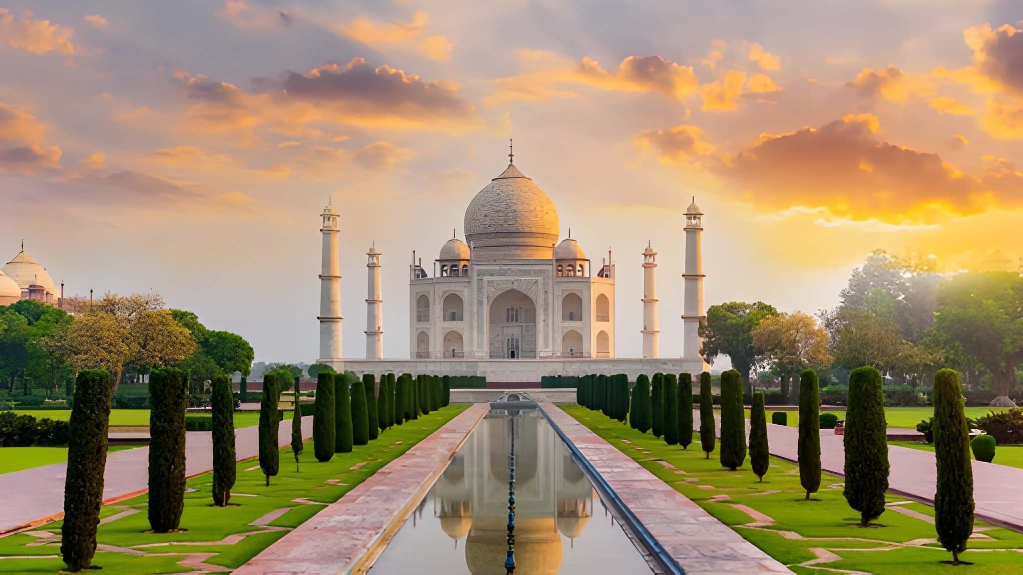 Taj Mahal Agra for first trip to India